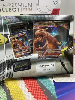 Pokemon TCG Detective Pikachu Charizard GX Case File Factory Sealed Brand New - Image 2