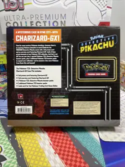 Pokemon TCG Detective Pikachu Charizard GX Case File Factory Sealed Brand New - Image 3