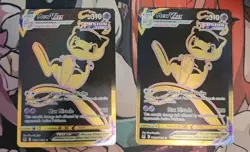 2 x 2022Pokemon Lost Origin Mew VMAX TG30/TG30 Full Art Gold Secret Rare - NM - Image 1
