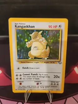 Kangaskhan 5/64 Pokemon TCG Jungle Unlimited Holo Rare LP - Image 1