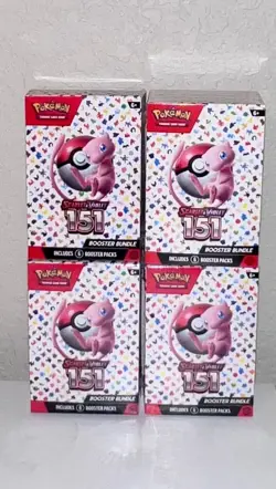 Pokemon TCG: (Lot of 4) Scarlet & Violet 151 Booster Bundle NEW/SEALED - Image 1