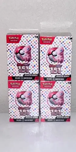 Pokemon TCG: (Lot of 4) Scarlet & Violet 151 Booster Bundle NEW/SEALED - Image 5