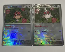 Pokemon Hoothoot Master Ball & Pokeball Set 077/131 2025 Prismatic Evolutions NM - Image 1