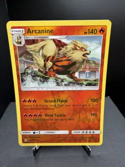 Pokemon TCG SM Unbroken Bonds Arcanine 22/214 Reverse Holo Rare NM! - Image 1