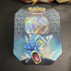 Pokemon Hidden Fates GX Tins Art Set of 3 Full Sealed Charizard Raichu Gyarados - Image 2