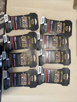 Pokemon TCG Mega Evolutions Sleeved Booster Pack Lot of 8 - Image 2