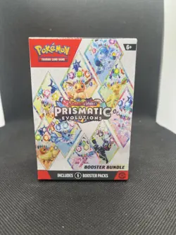 Pokemon TCG: Prismatic Evolutions Booster Bundle (6 Packs) - Brand New - Sealed - Image 1