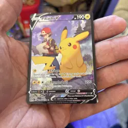 Pokemon TCG Pikachu V TG16/TG30 Lost Origin Trainer Gallery Holo Lp - Image 1