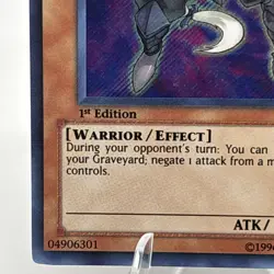 Yugioh Necro Gardna RYMP-EN009 Secret Rare NM 1st Edition - Image 4