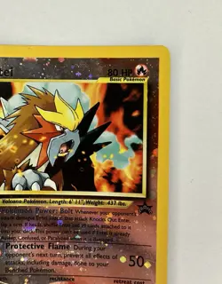 Entei #34 Black Star Promo Reverse Holo Rare Vintage Pokemon Card / Damaged - Image 4