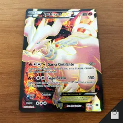 Reshiram EX 95/99 BW Next Destinies Pokemon TCG Brazilian Card Rare Near Mint NM - Image 1