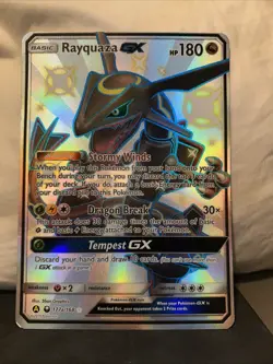 Raquaza Gx 177a/168 Hidden Fates Full Art Jumbo Promo Pokemon Card - Image 1