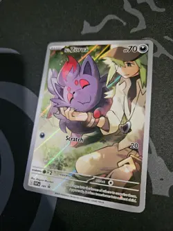 N's Zorua 189 Sv: Scarlet & Violet Promo Cards Holo NM - Image 3