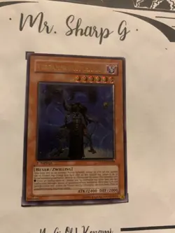 VERDAMMUNGSSCHAMANE-1. AUFLAGE TAEV-DE025 DEUTSCH Yu Gi Oh! CARD ULTIMATE RARE** - Image 3