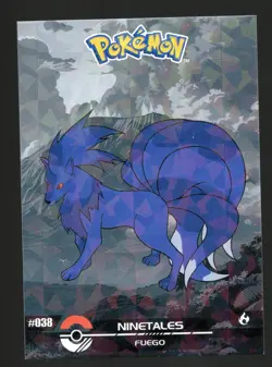 NINETALES #038 - Cracked Ice Holo - Crystal Dark Black 2025 - Pokemon Card - Image 1