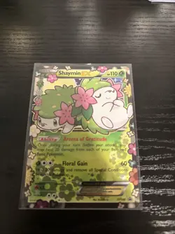 Pokemon TCG Shaymin-EX XY Black Star Promos Holo Card XY148 - Image 1