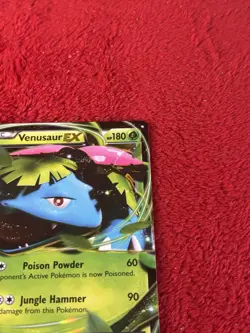 Venusaur EX XY28 XY Holo Pokemon Card Lp - Image 2