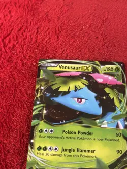 Venusaur EX XY28 XY Holo Pokemon Card Lp - Image 3