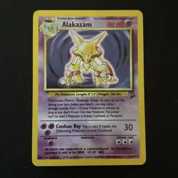 Pokemon Alakazam Base Set 2 Holo Unlimited Rare Card 1/130 1999-2000 LP - Image 1