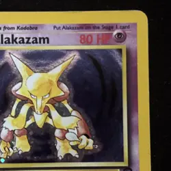 Pokemon Alakazam Base Set 2 Holo Unlimited Rare Card 1/130 1999-2000 LP - Image 4