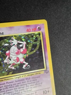 Mr. Mime 6/64 MP Jungle Holo Rare Vintage WOTC Pokemon Card 1999 - Image 3