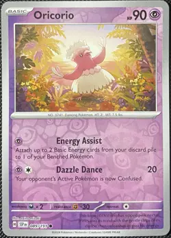 Oricorio 089/191 Sv08: Surging Sparks Reverse Holo - Pokemon Card - Image 1