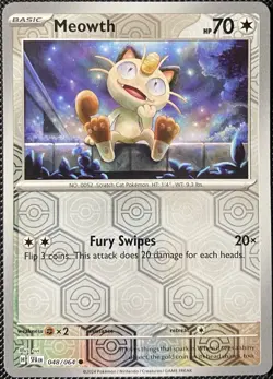 Meowth 048/064 Sv: Shrouded Fable Reverse Holo - Pokemon Card - Image 1