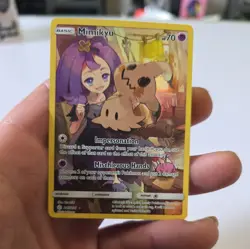 Mimikyu Cosmic Eclipse Holo Card 245/236 Full Art Secret Rare pokemon card - Image 1