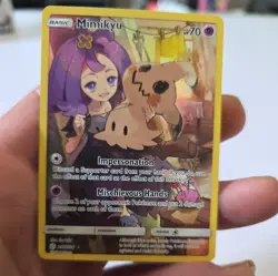 Mimikyu Cosmic Eclipse Holo Card 245/236 Full Art Secret Rare pokemon card - Image 2