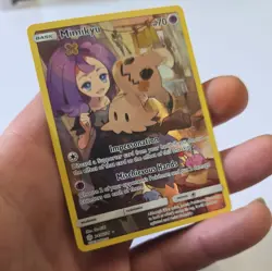 Mimikyu Cosmic Eclipse Holo Card 245/236 Full Art Secret Rare pokemon card - Image 3