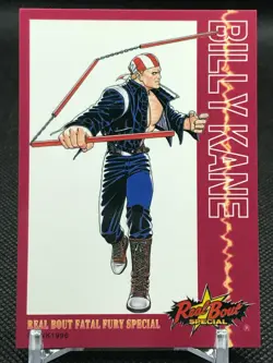 BILLY KANE REAL BOUT FATAL FURY SPECIAL SNK Trading Cards Gamest Rare - Image 1