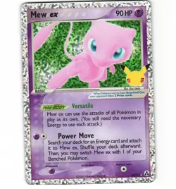 Pokemon Mew ex 88/92 Celebrations Classic Collection LP Card - Image 1