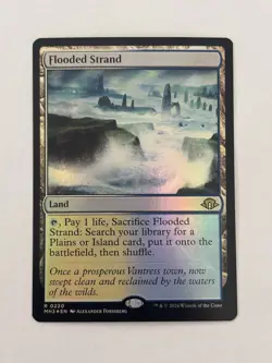 Flooded Strand 220-Rare-Magic the Gathering Modern Horizons 3-NM-FOIL - Image 1