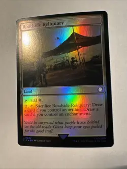 Roadside Reliquary (foil) Fallout MTG - NM+ *Mythic Relics* - Image 1