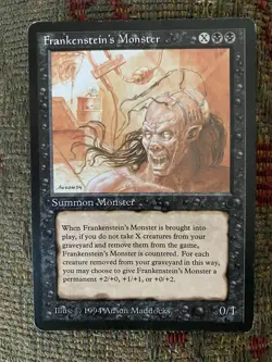 MTG Frankenstein's Monster The Dark Regular Rare - Image 1
