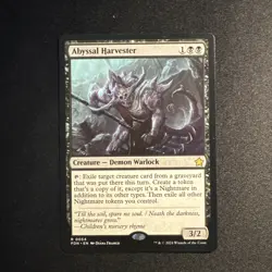 MTG - Magic the Gathering - Abyssal Harvester - Near Mint Rare. FND. - Image 1