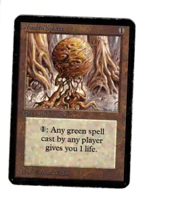 Wooden Sphere Alpha HP MTG Magic the Gathering - Image 1