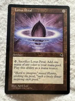 MTG - Lotus Petal - Tempest - NM - Free Shipping! - Image 1