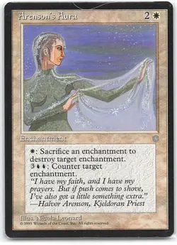 Arenson's Aura *Common* Magic MtG x1 Ice Age MISPRINT (line) - Image 1