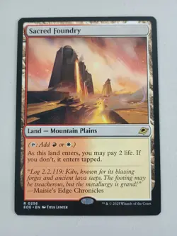 Magic The Gathering Sacred Foundry EOE #256 NM MTG - Image 1