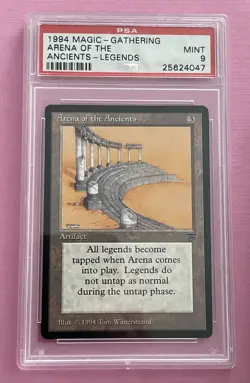 MTG LEGENDS Arena of the Ancients PSA GRADED 9 - Image 1
