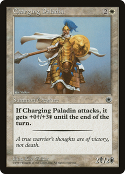 CHARGING PALADIN ~mtg NM Portal Unc x1 - Image 1