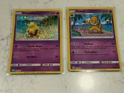 Drowzee 011/034 & Hypno 012/034 CLB Pokemon Card Classic Collection, Near Mint - Image 1