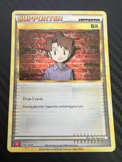 Pokemon TCG Bill CLB 018/034 Holo Classic Collection NM - Image 1