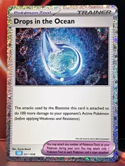 Pokemon TCG Drops in the Ocean 021/034 CLB Classic Card Collection Holo 2023 NM - Image 1