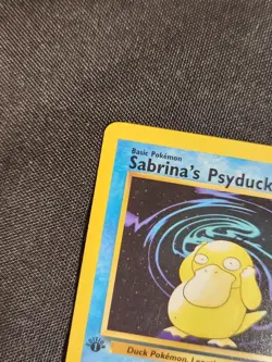 1st Edition SABRINA'S PSYDUCK 99/132 Gym Challenge - Pokemon WOTC Vintage - LP - Image 5