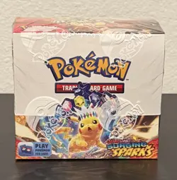 Pokemon Scarlet & Violet Surging Sparks Booster Box - Factory Sealed (36 Packs) - Image 1