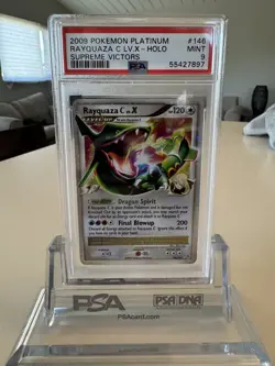 Rayquaza C Lv.X 146/147 Supreme Victors Holo Pokemon 2009 PSA 9 - Image 3