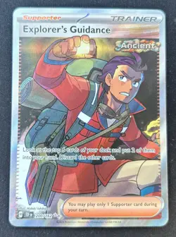 Explorer's Guidance 200/162 Temporal Forces Full Art Ultra Rare Pokemon TCG NM - Image 1