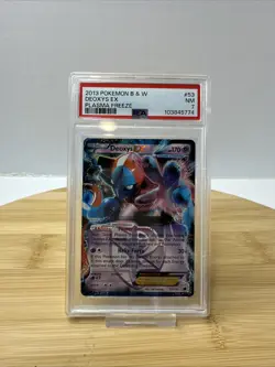 2013 POKEMON PLASMA FREEZE DEOXYS EX #53 HOLO FOIL PSA 7 - Image 1